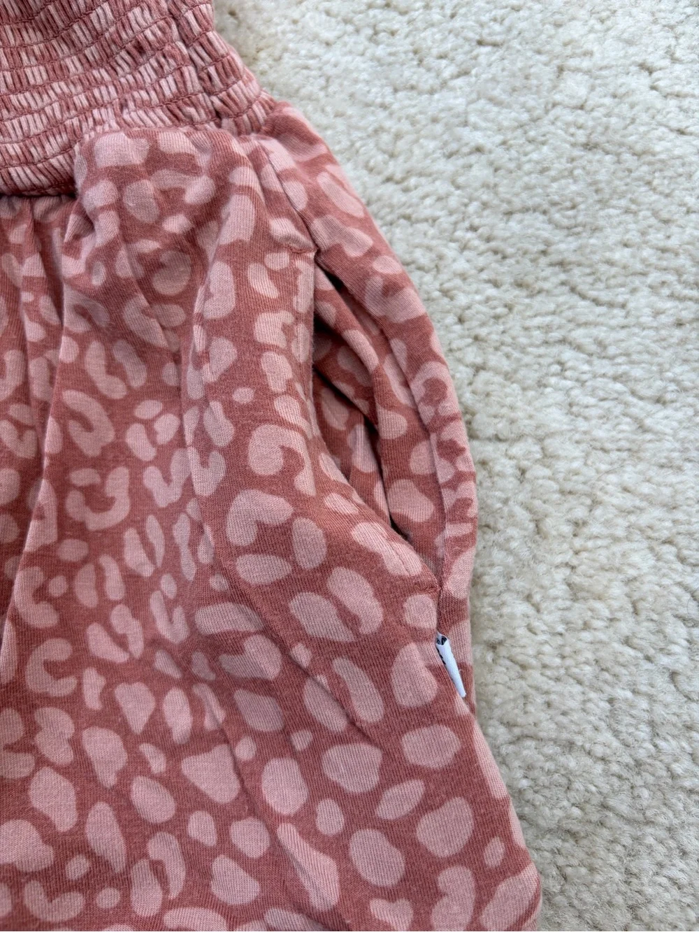Little Sleepies Play Size 3T Desert Leopard Smocked Bamboo Dress Lion King
